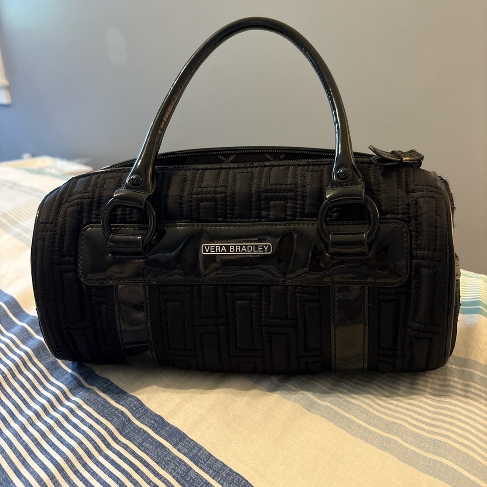Vera Bradley Black Quilted Tote